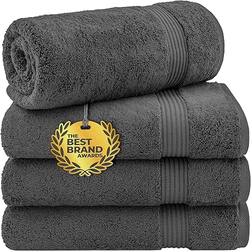 Miniatura 96 de Cotton Paradise Toalla de baño extragrande de 100% algodón de 40 x 80 pulgadas, toallas de baño turcas extragrandes para el baño, toalla de baño