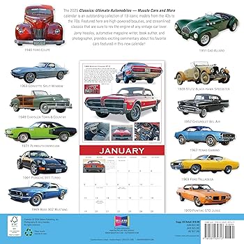 クラシックカー カレンダー 2019 2020 Amazon | カレンダー 2025年 車 ロードスター 往年の名車