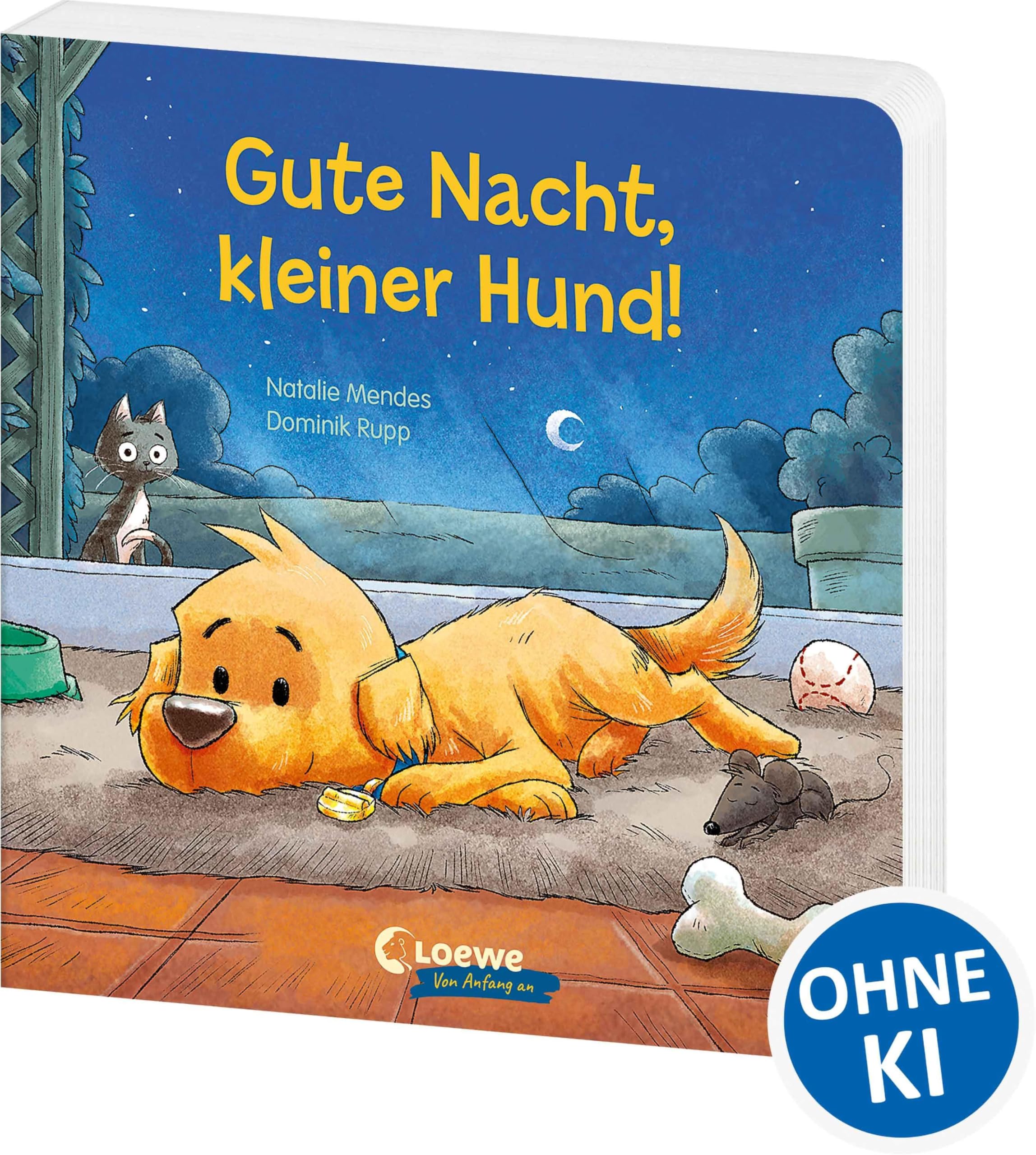 Gute Nacht, kleiner Hund!: Beruhigendes Pappbilderbuch zum Einschlafen ab 2 Jahren