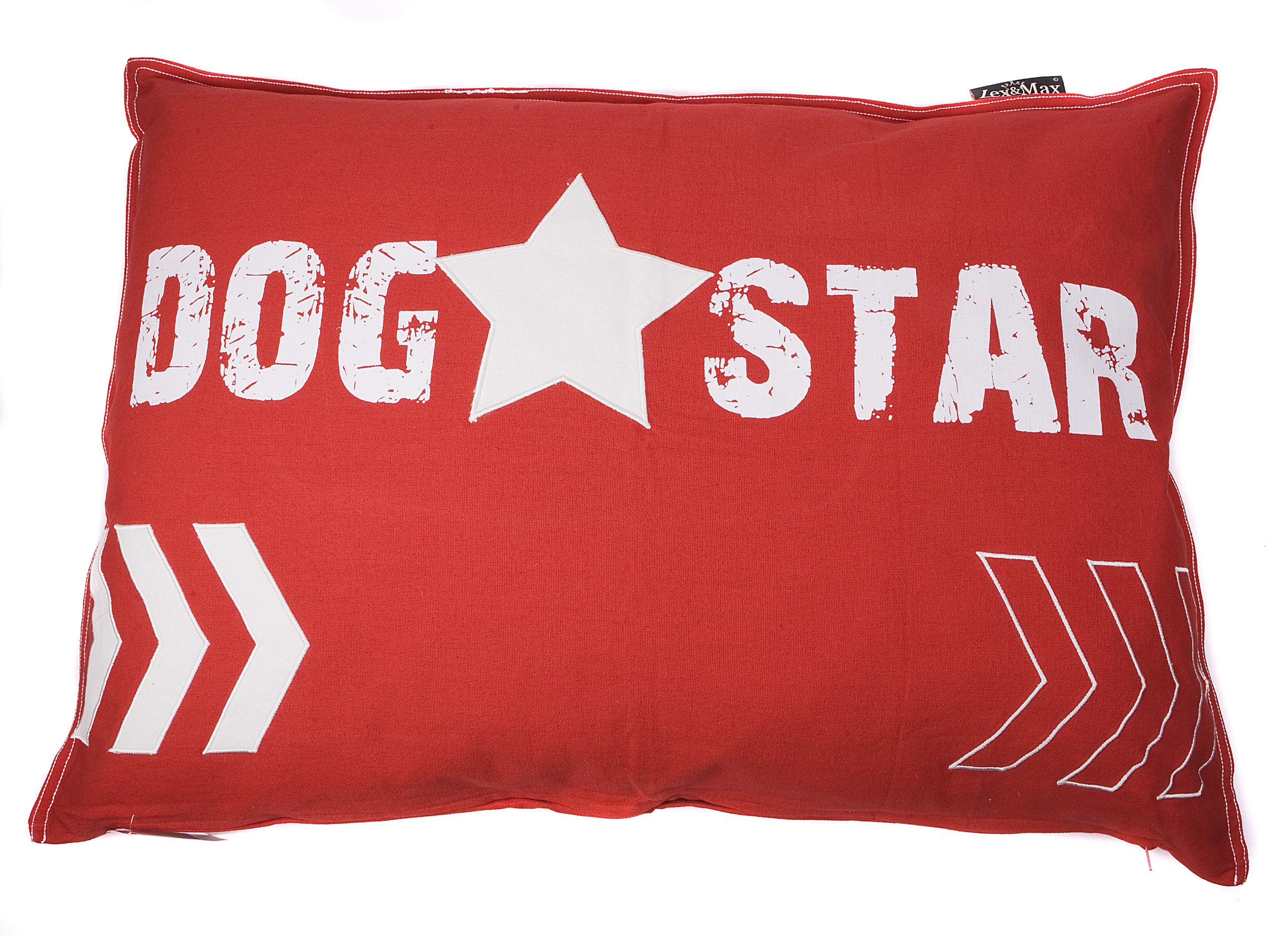 Lex & Max Funda Dog Star Rojo 100X70