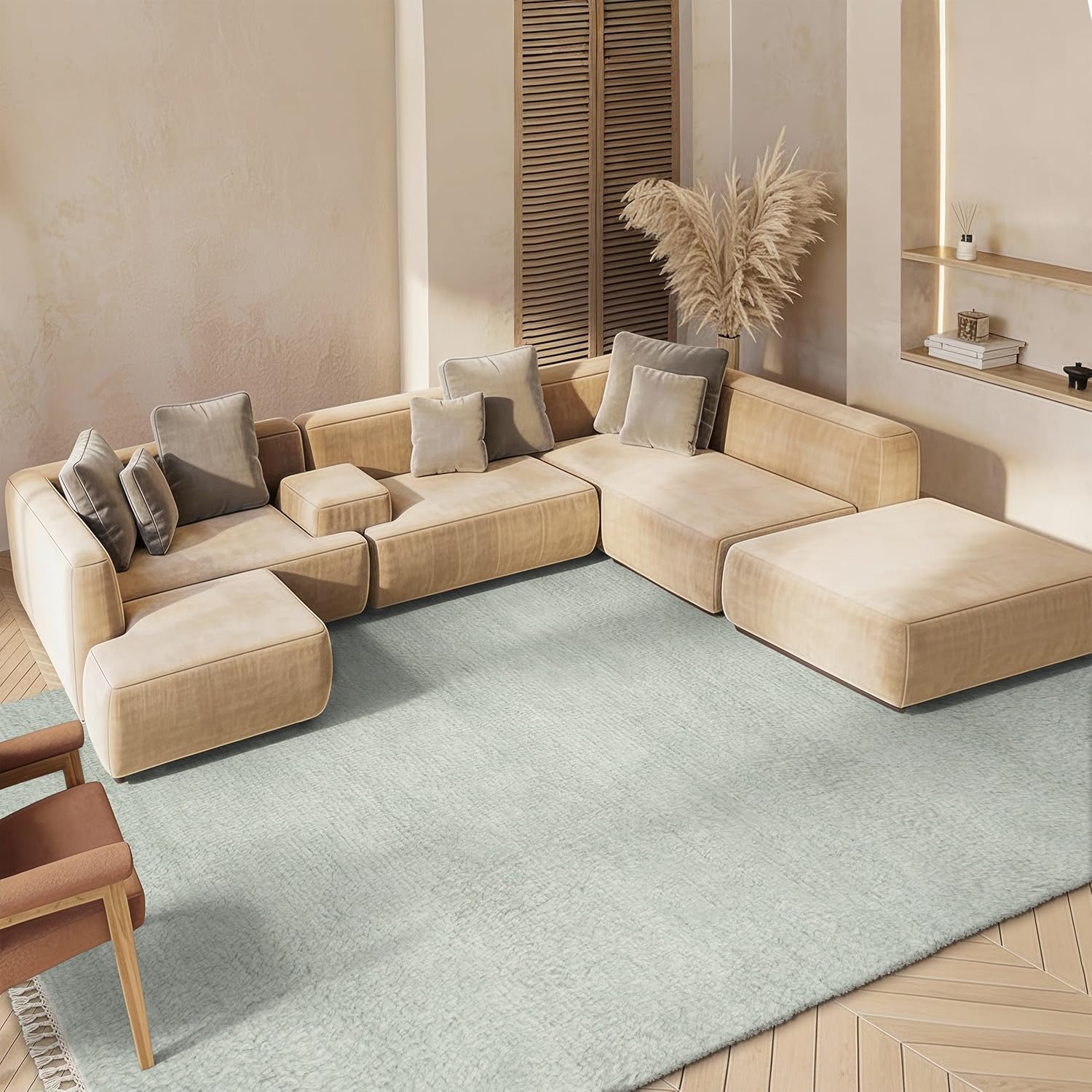 SAFAVIEH Casablanca Collection Runner Rug - 2'3" x 8', Ivory, Hand-Knotted Tassel New Zealand Wool, 1.8-inch Thick Ideal for High Traffic Areas in Living Room, Bedroom (CSB150A)