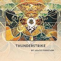 Vista 3 de Lightning Bolt (cosido) – Tapete MTG de Anato Finnstark – Compatible con Magic The Gathering Playmat – Play MTG, YuGiOh, TCG – Diseños artísticos