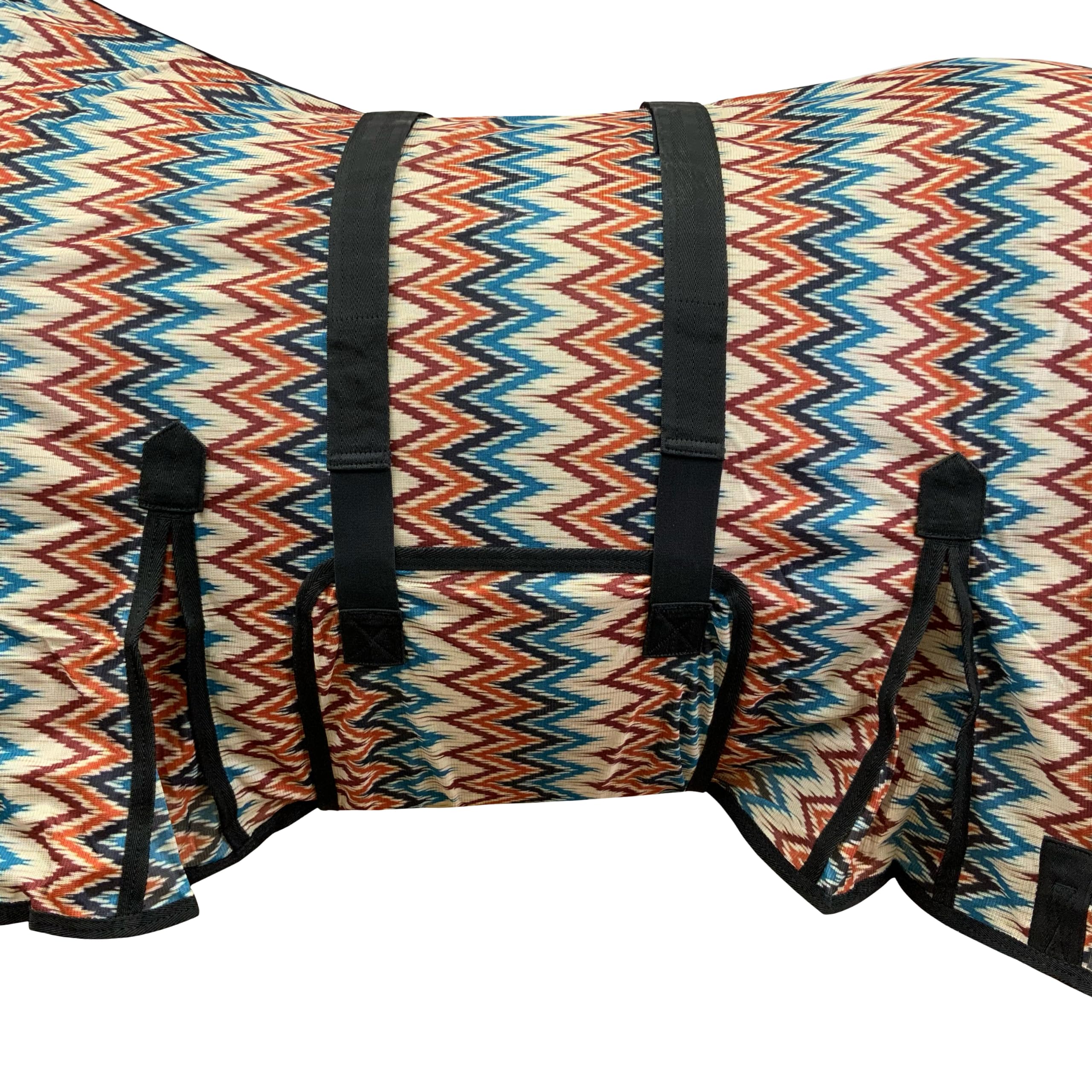 Showman Chevron Mesh Fly Sheet w/Neck Cover (80