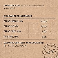 Vista 3 de Vital Essentials Ahi Tuna Bites - Golosinas para gatos, 1.1 onzas, crudas liofilizadas, proteína única, sin granos, sin gluten, sin relleno