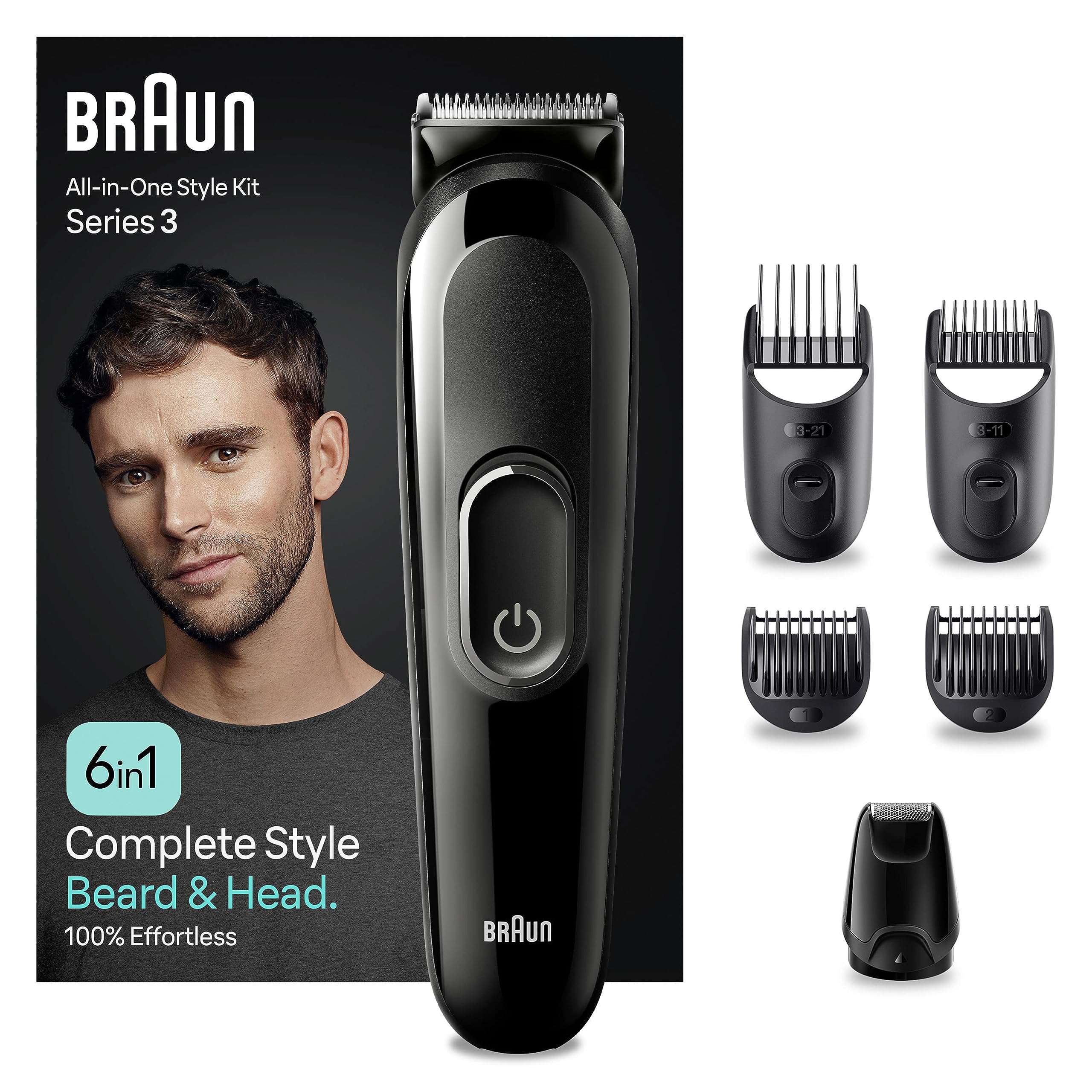Braun Series 3 MGK3420 Hepsi Bir Arada Şekillendirme Seti, 6’sı 1 Arada Erkek Bakım Kiti
