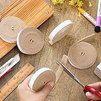 Vista 4 de Tiras de fieltro de 1/2 x 60 pulgadas con cinta adhesiva de fieltro, rollos de tiras de fieltro, autoadhesivos, de poliéster resistente