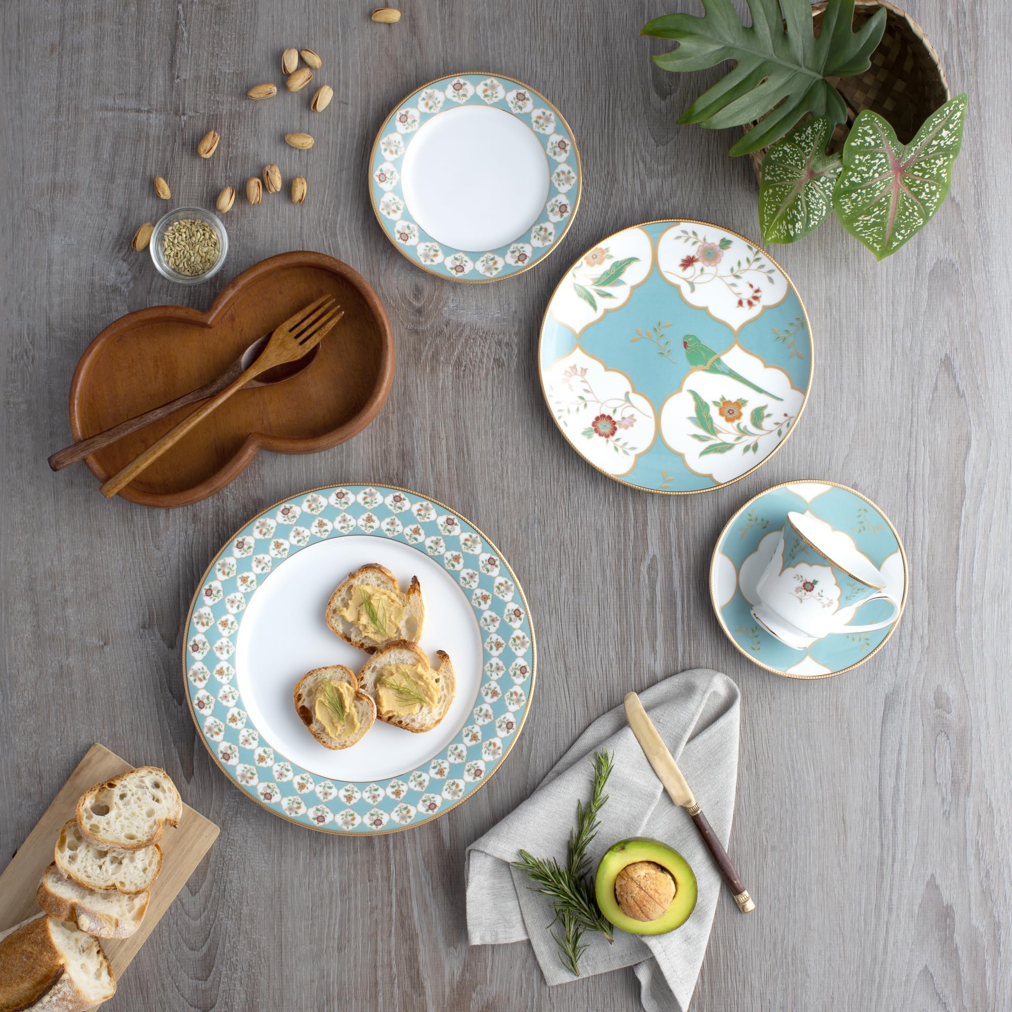Amazon.com | Noritake Lodi's Morning 5-Piece Place Setting