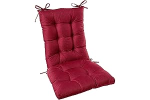 Sweet Home Collection Rocking Chair Cushion Premium Tufted Pads Non Skid Slip...