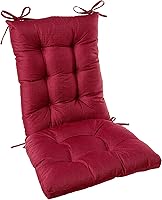 Vista 18 de Sweet Home Collection - Juego de cojines para silla mecedora (antideslizante, parte superior e inferior con lazos)