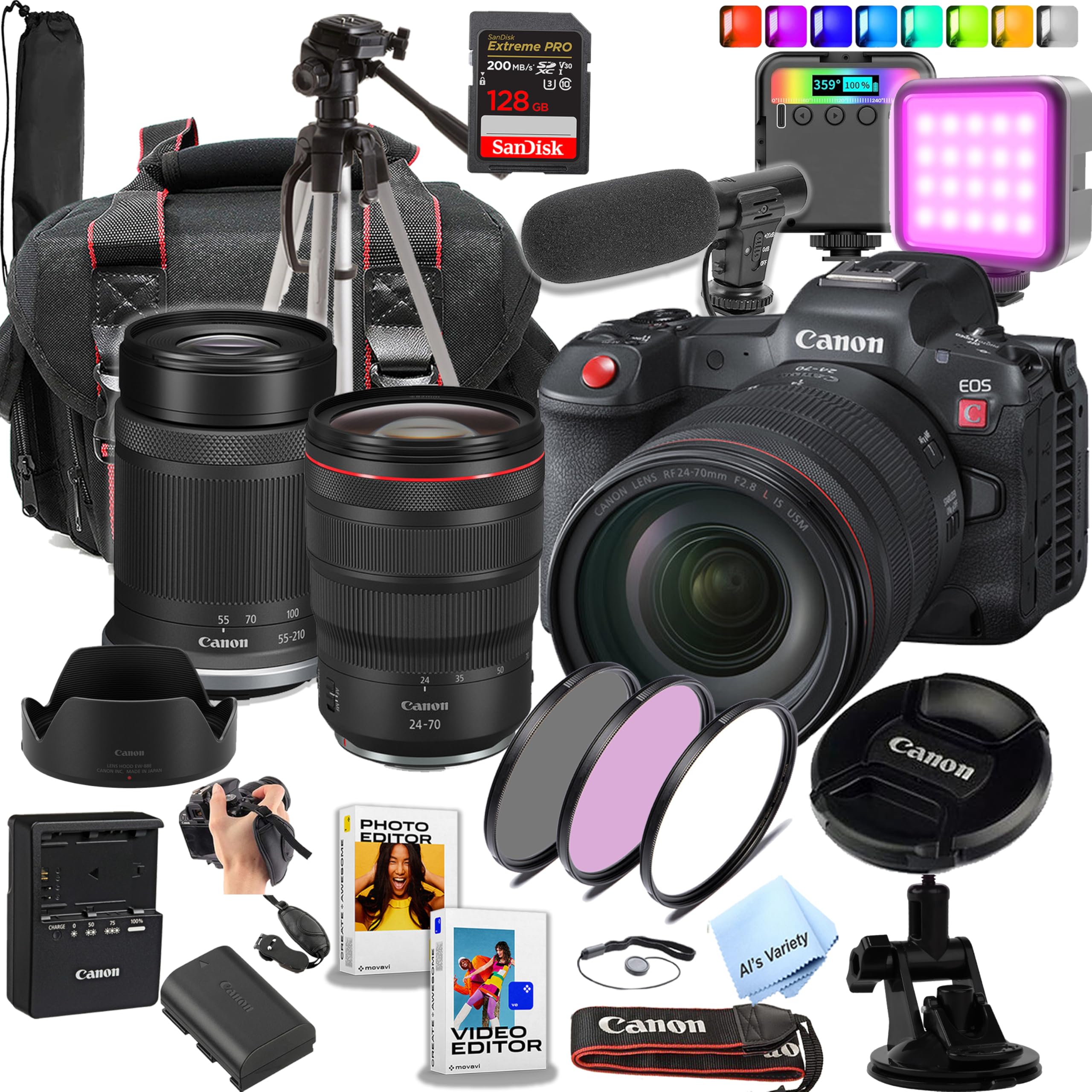Amazon.com : Canon EOS R5 C 45 MP Full-Frame Mirrorless Camera