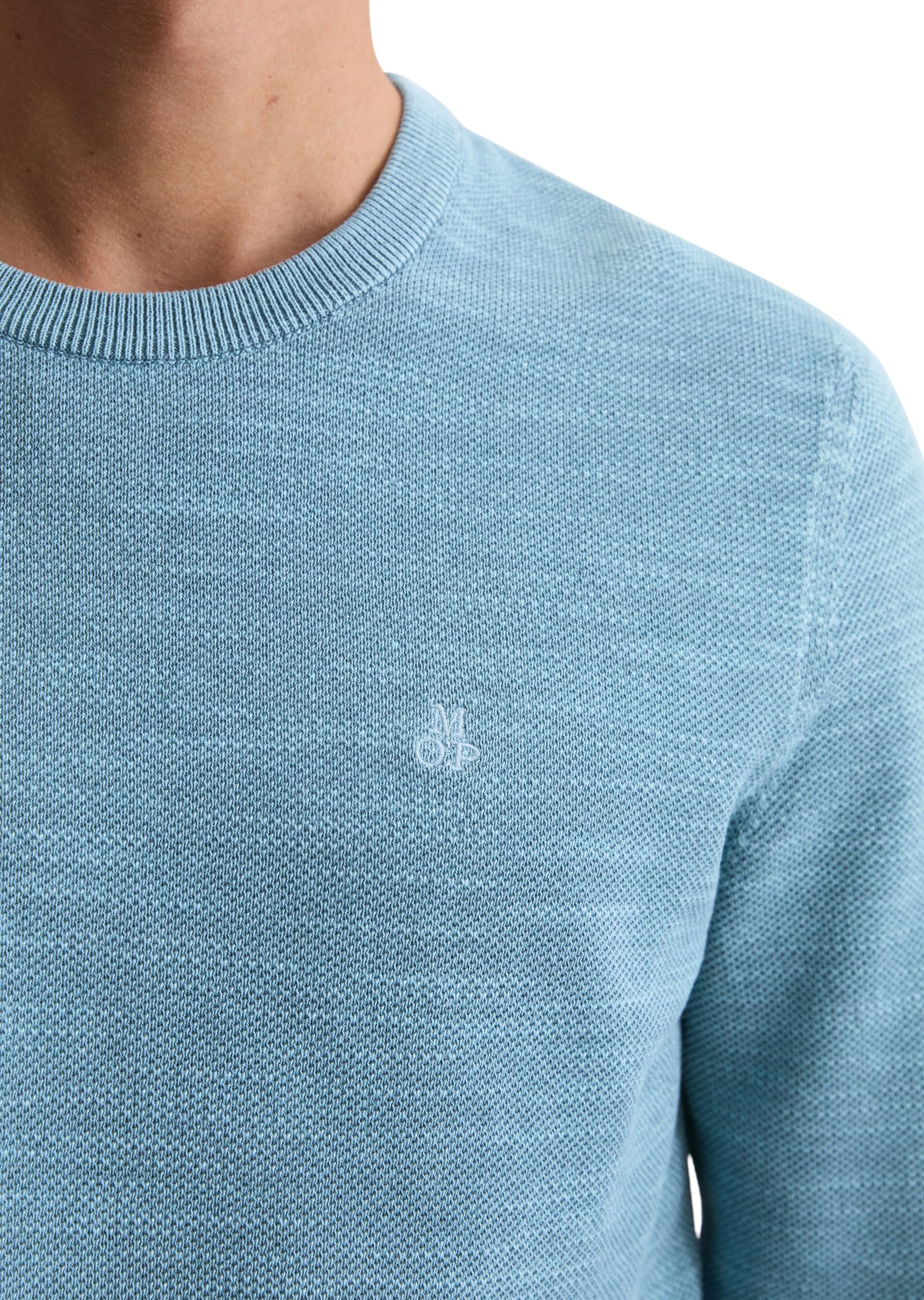 Marc O'Polo Pullover Regular mit feiner Piqué-Struktur