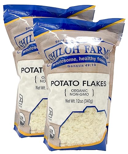 Shiloh Farms Copos de patata orgánica de 12 onzas, paquete de 2, producto Kosher sin OMG de Estados Unidos