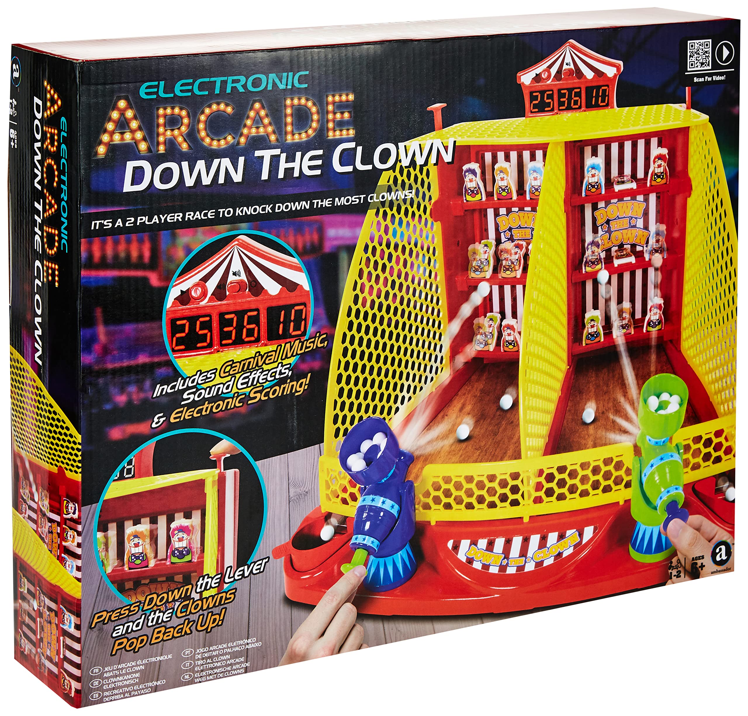 AmbassadorMA Electronic arcade down the clown