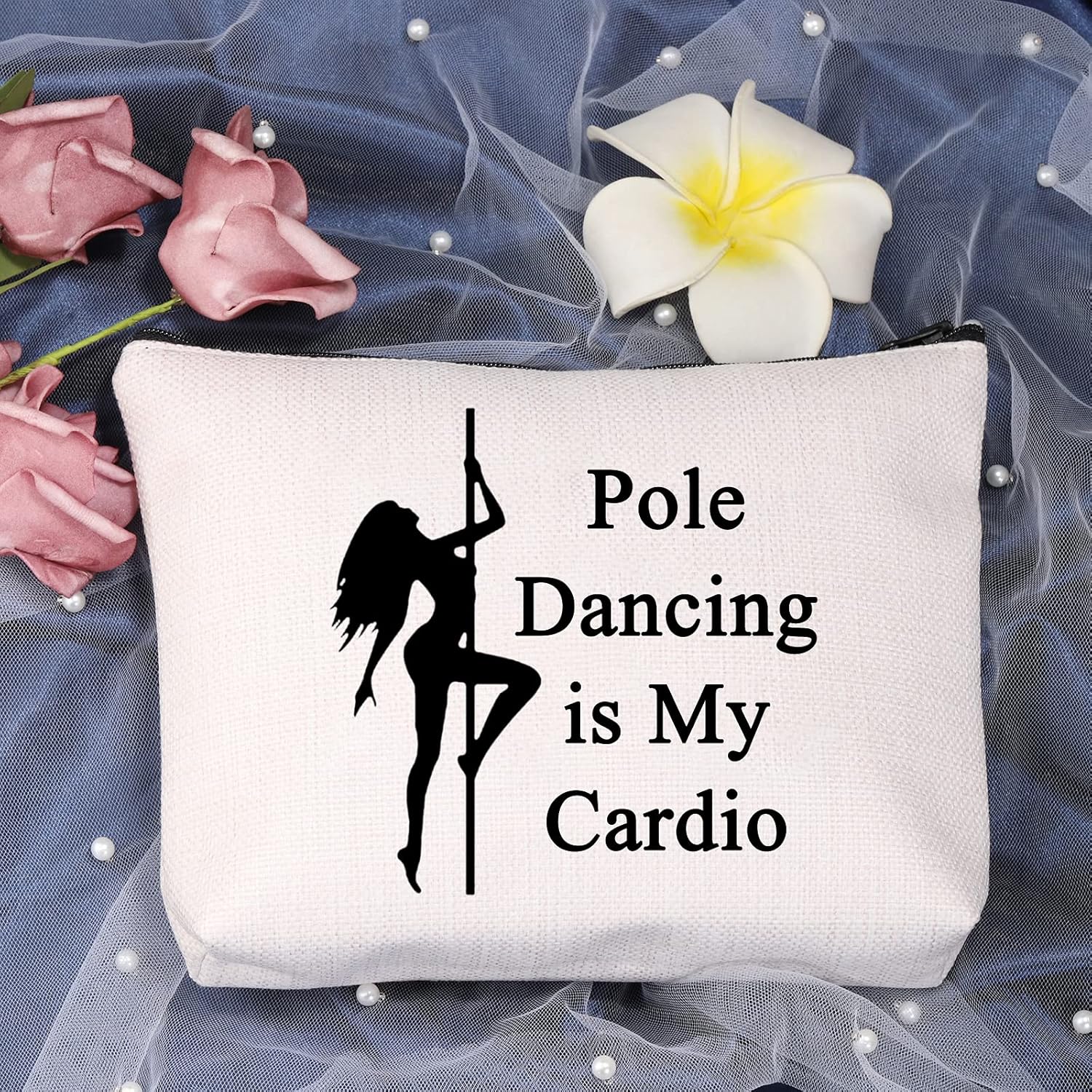 LEVLO Funny Pole Dancing Lovers Gifts Pole Dancing is My Cardio Makeup