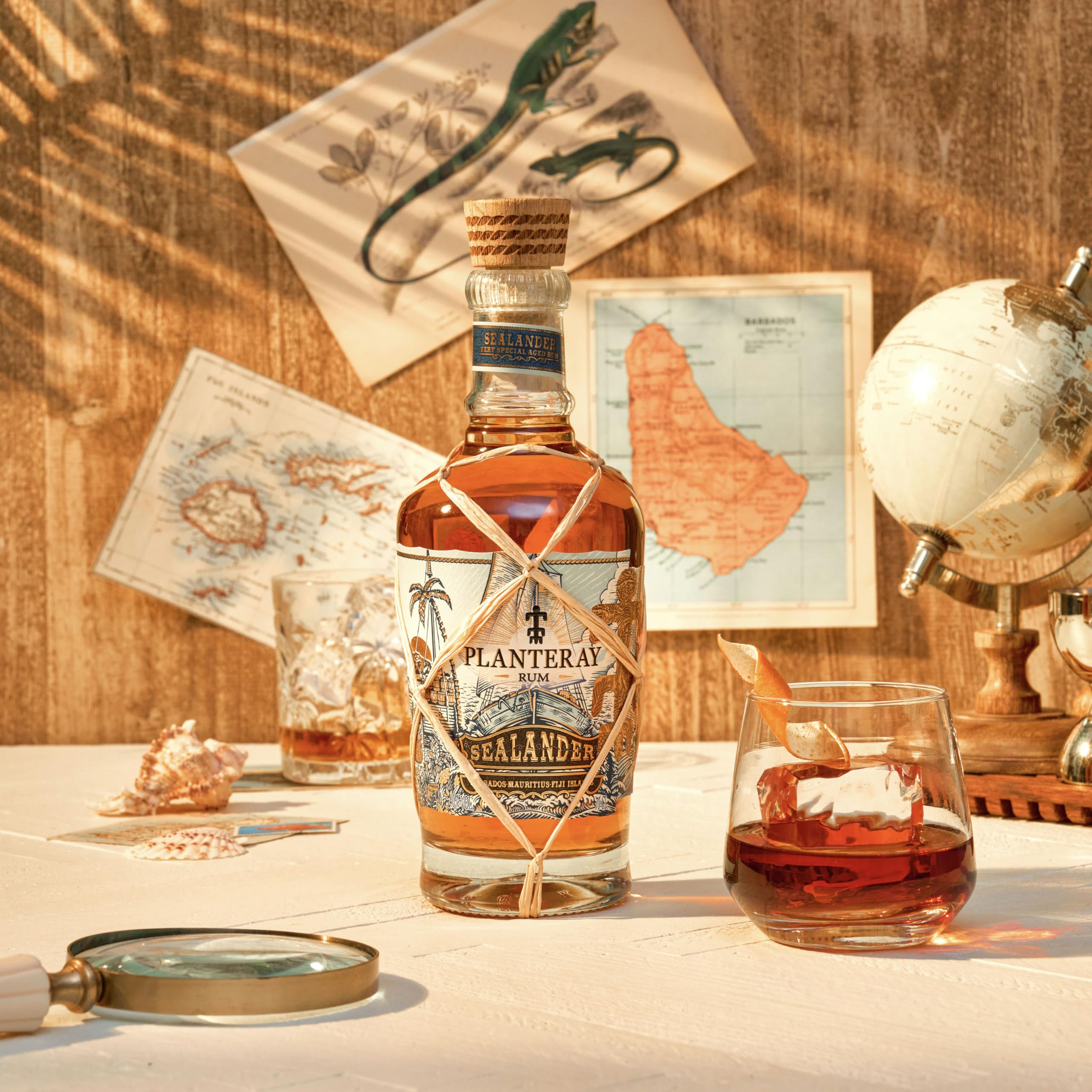 PLANTERAY RUM - (Ehemals Plantation) - Sealander - Herkunft: Barbados, Mauritius, Fidschi - Doppelreifung - 40% Vol - 70 cl
