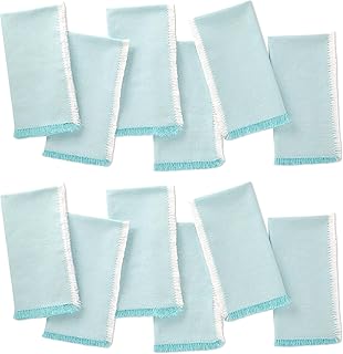 Folkulture Easter Napkins Set of 12 | Reusable Cotton Dinner Spring Napk...