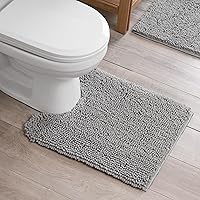 Vista 30 de Resort Collection - Tapete de baño de chenilla, 21 x 34 pulgadas, lino