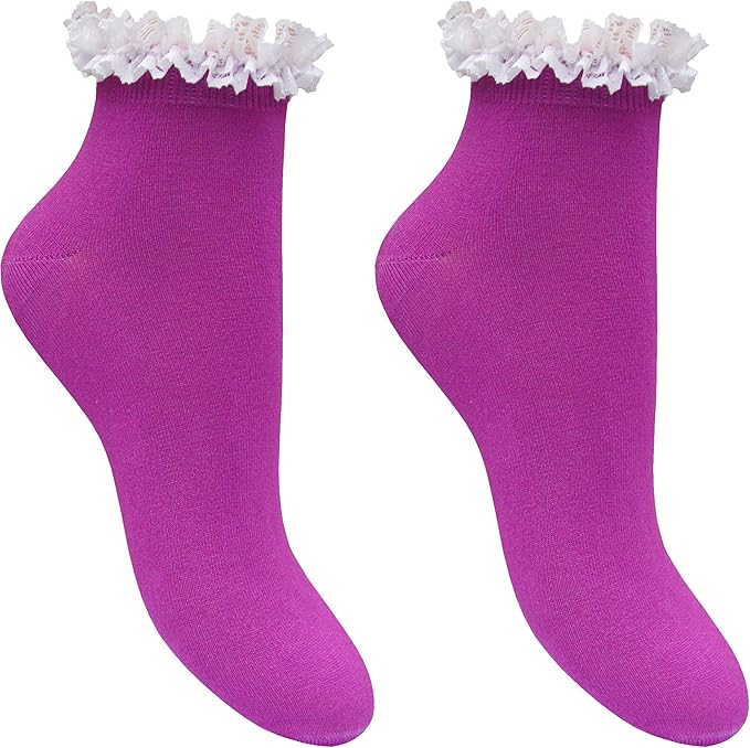 lace top trainer socks