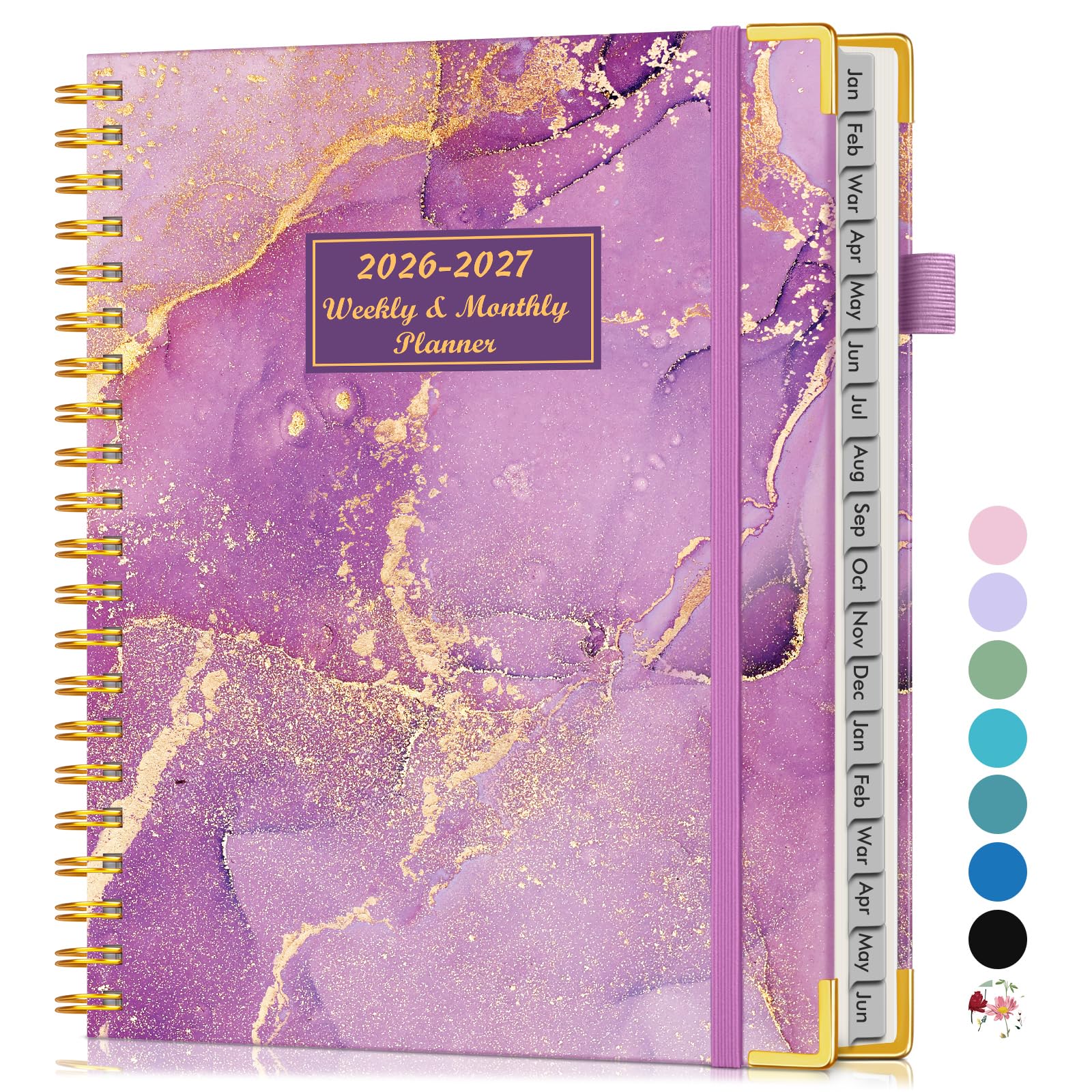 Amazon.com : Planner 2026-2027, 18 Months Weekly and Monthly