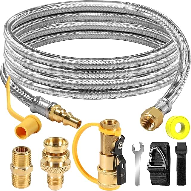12FT Quick Connect Propane Hose for RV