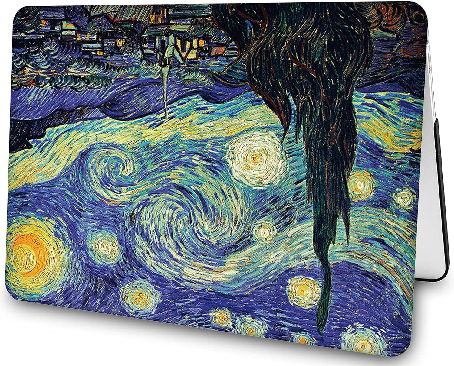 Compatible with MacBook Air 15 inch Case M5 2026 2025 2024 2023 M4 M3 M2 A3448 A3241 A3114 A2941, Protective Plastic Hard Shell, Keyboard Cover and Screen Protector - Starry Night