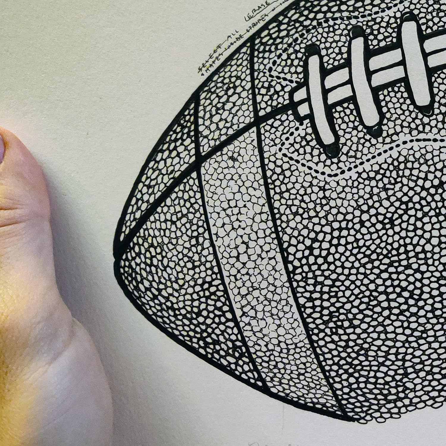 Skyline Football T-Shirt, Hand-Drawn, Made in USA - Image 6