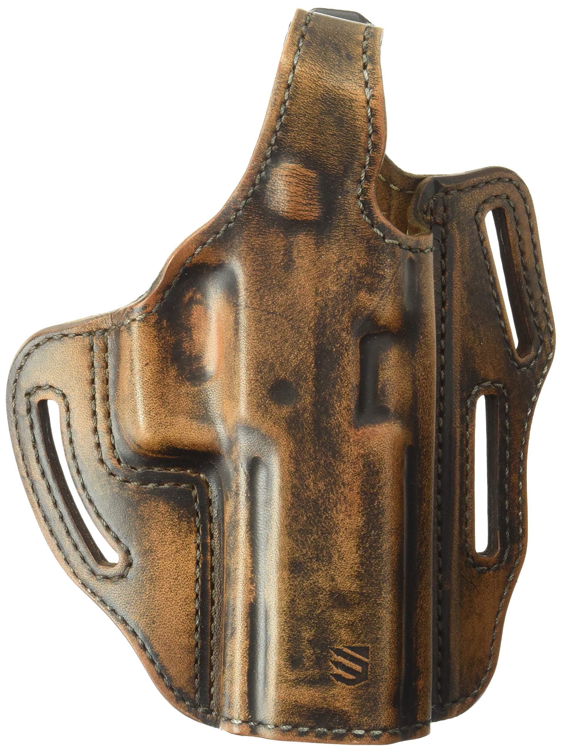 BLACKHAWK Holster 450061ABR 3 Slot Pancake Sig 320 RH Antique Brown