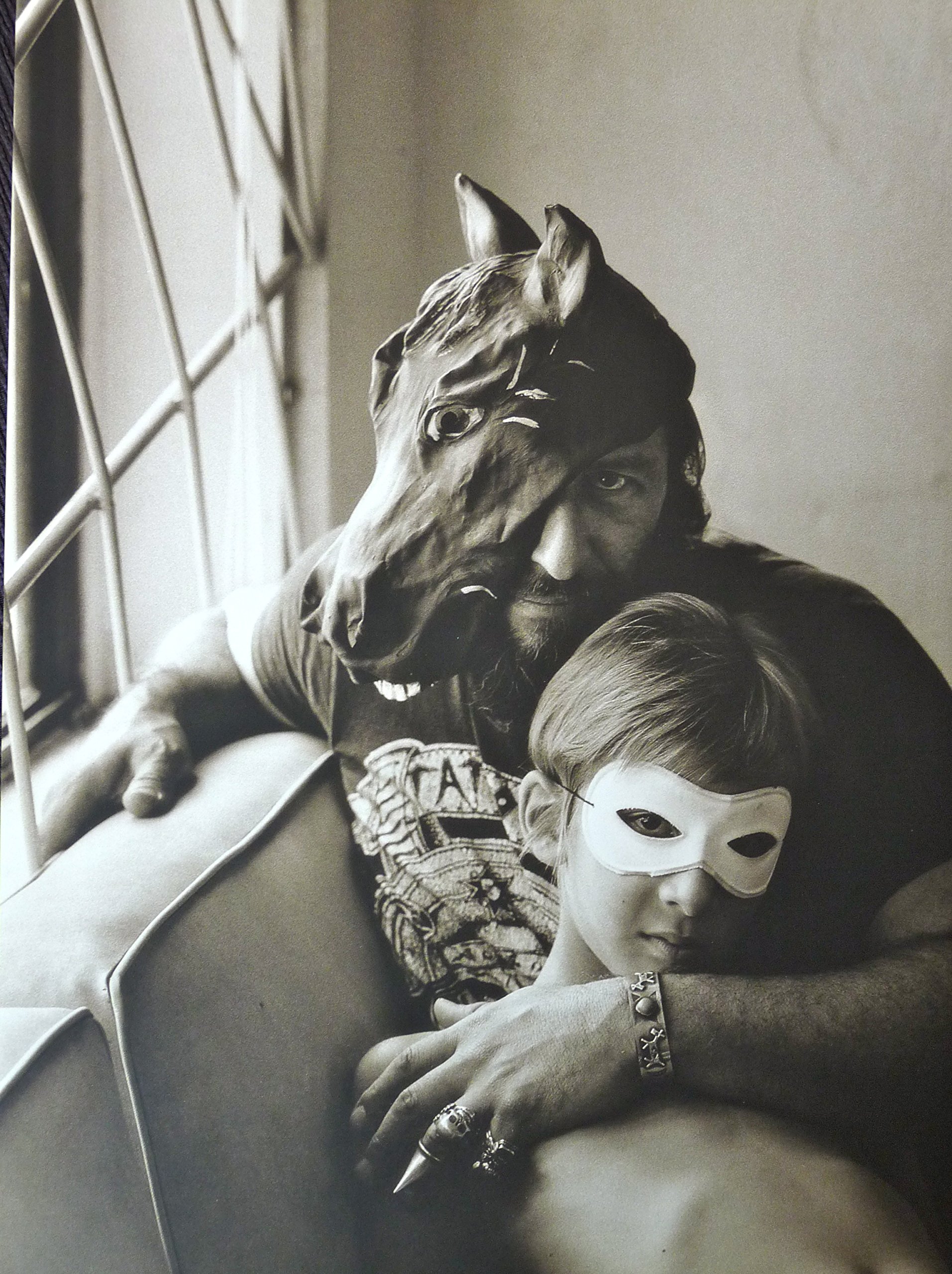 Amazon.com: Joel-Peter Witkin - With Son in Masks - Poster