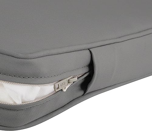 Miniatura 2 de Classic Accessories Montlake - Funda deslizable de cojín cuadrada resistente al agua de 18 x 18 x 2 pulgadas, para asiento de exterior, funda de