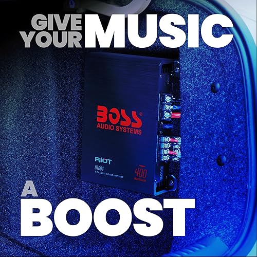 Miniatura 5 de Boss Din - Sistema de audio individual 400 vatios 4 canales Negro