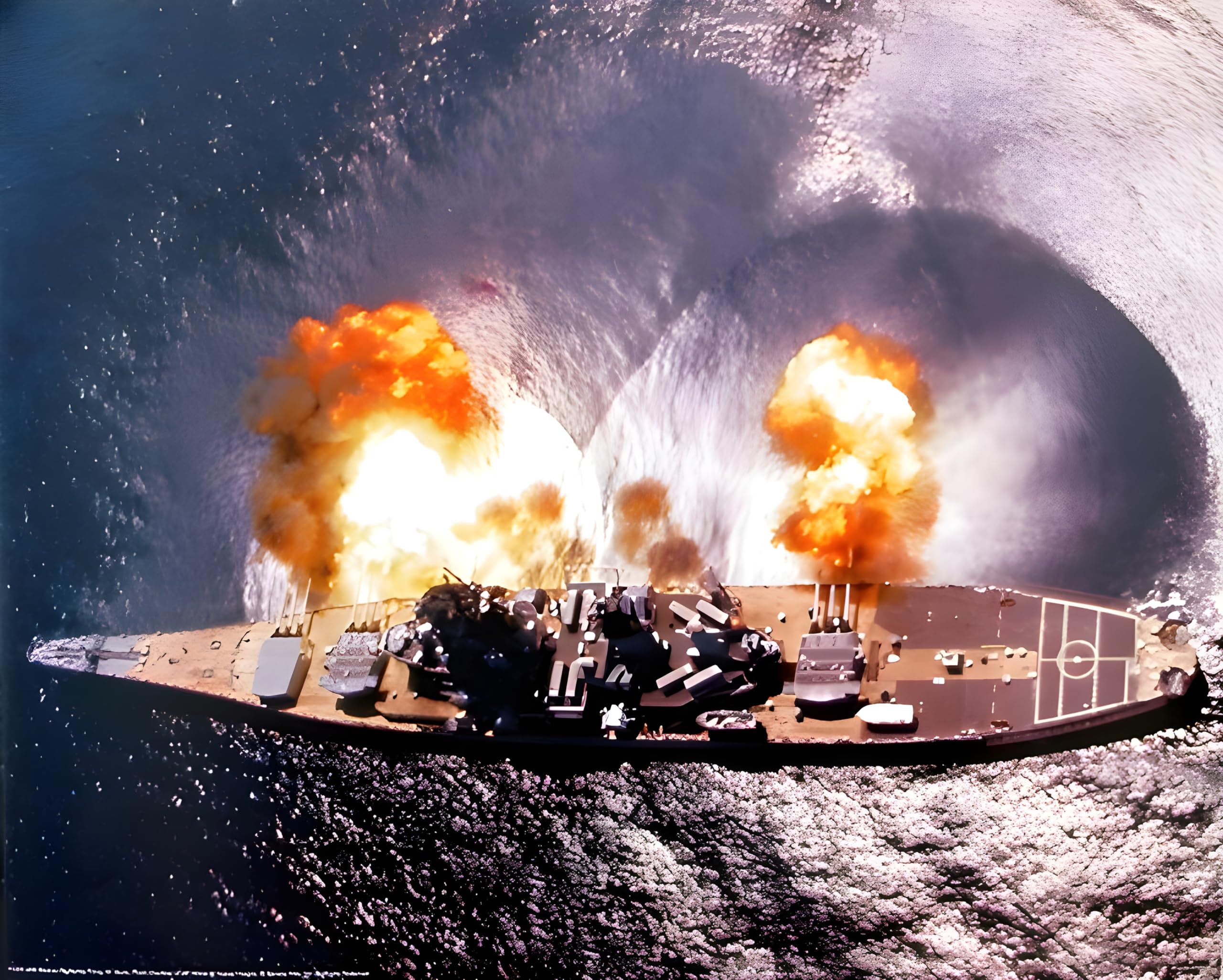 Poster War Thunder Battleship 40x60 Cm - Toile, Impression Qualité, Pour Décoration Chambre, Bureau