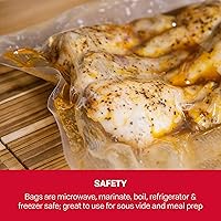 Vista 5 de Nesco Bolsas selladoras al vacío resistentes - Cuarto de galón, 50