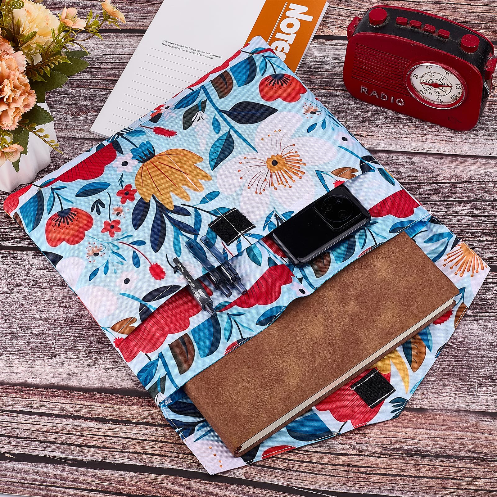 9''x11'' Book Sleeve With Zipper Book Cover For Book Lovers Book Pouch - View #2