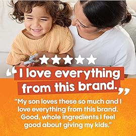 HAPPYTOT Organics Fiber & Protein Soft-Baked Oat Bars Organic Toddler Snack Banana & Carrot, 0.88 Ounce Bars, 5 Count Box (Pack of 6)