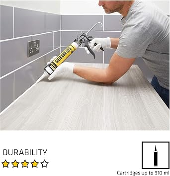 Everbuild Professional Caulk, Sealant, Adhesive Application Gun For Up To C3/310 ml Cartridges