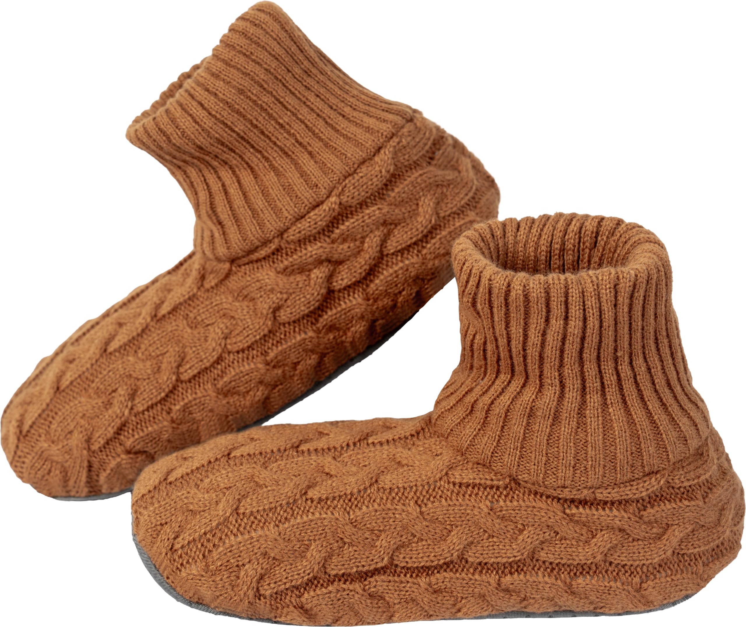 BenSorts Fuzzy Slipper Socks for Women Non Slip House Socks with Grips