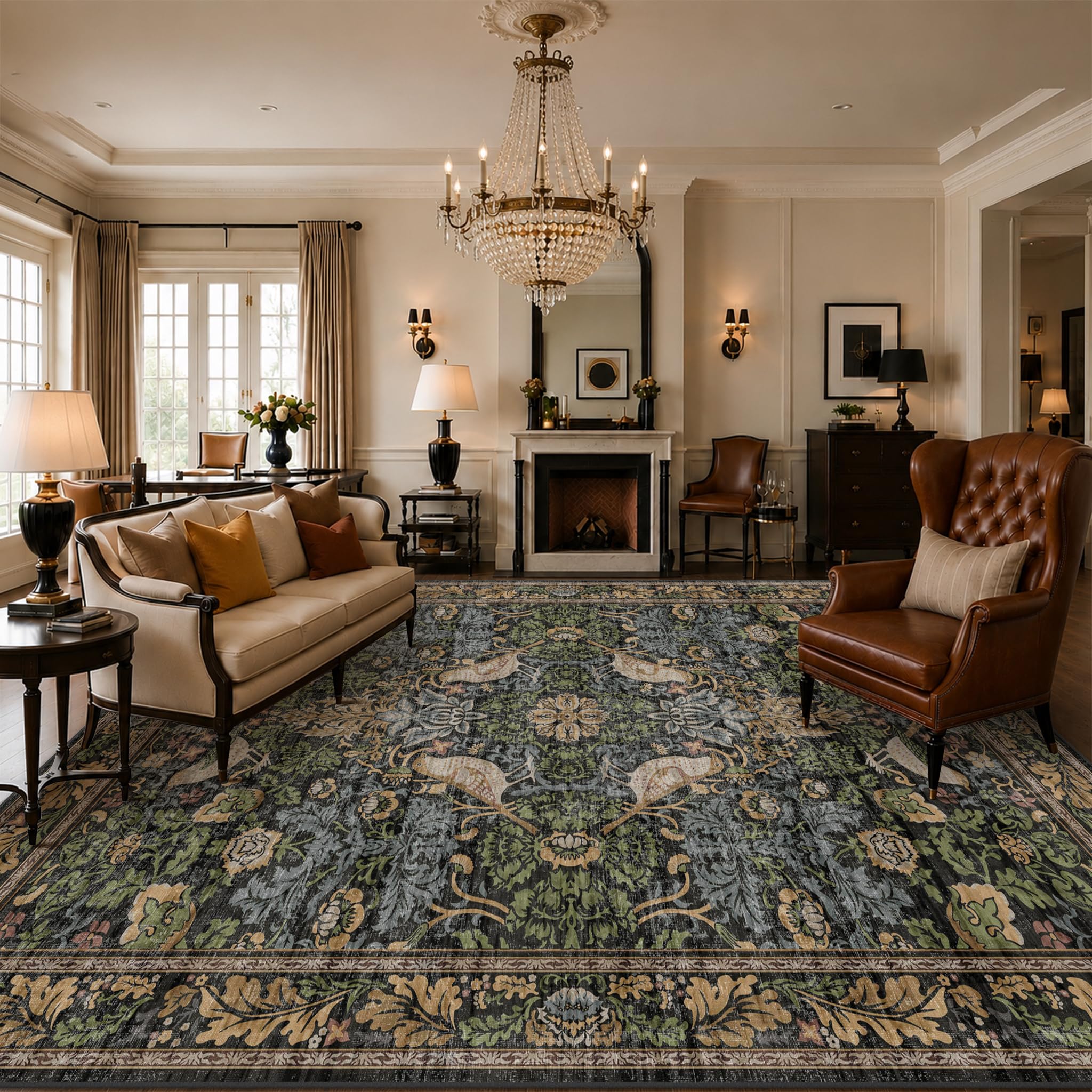 ハウス【80枚程度】TF0112−2　LPレコード　大量　クラブ　HOUSE Amazon.com: Hazo Haus Dark Living Room Rug 8x10 - Large Washable