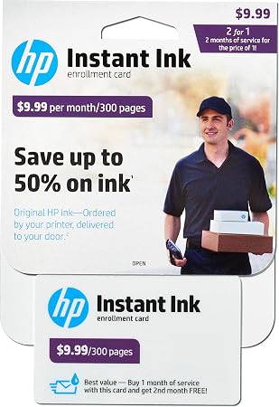 Amazon.com: HP – instantáneo 300-page Mensual Plan de tinta para Select  Impresoras HP : Productos de Oficina