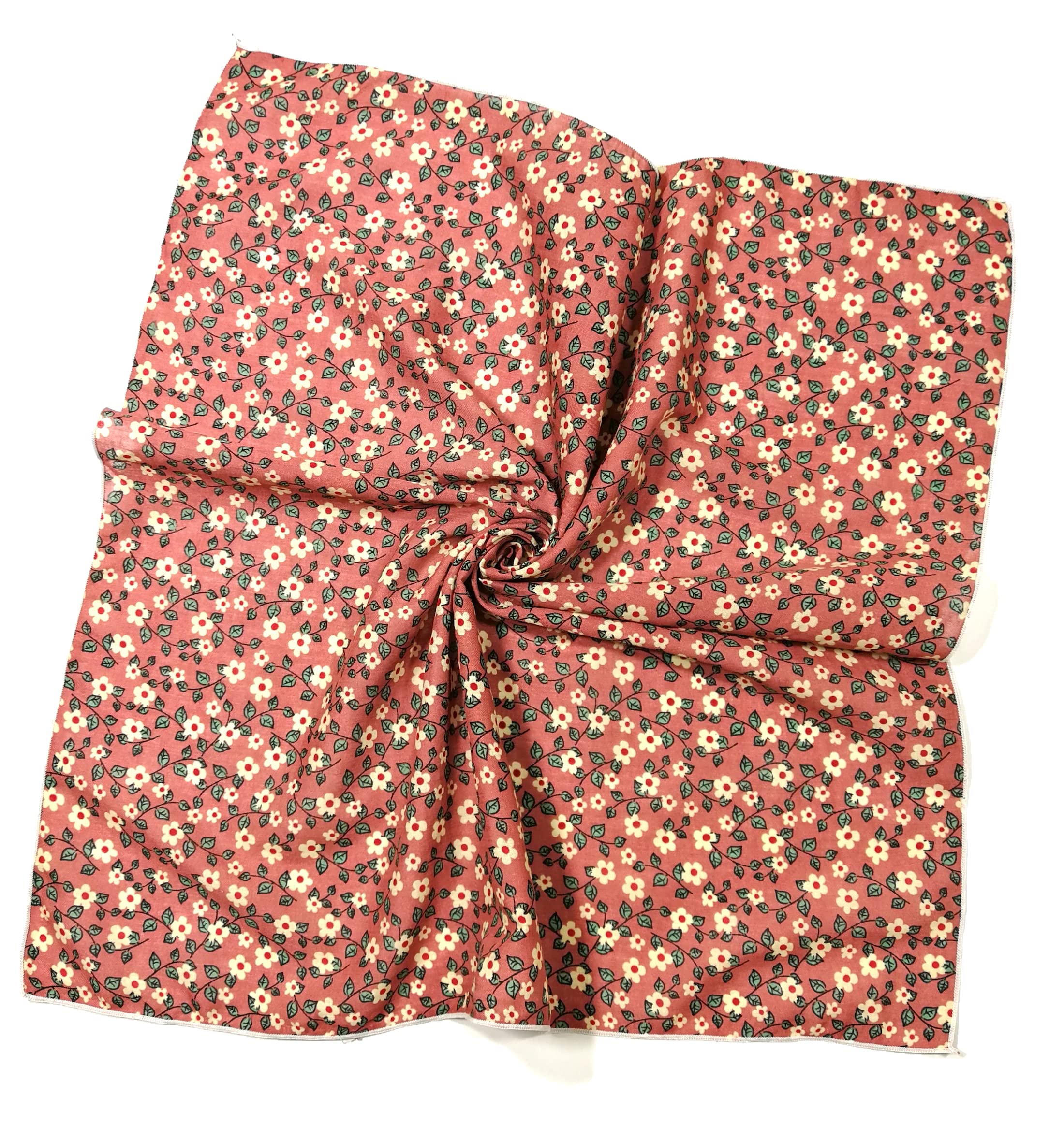 Shanlin Unisex Floral Cotton Bandanas 22x22 inch
