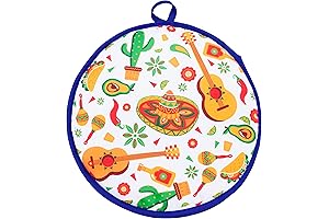 Dokkia 12" Tortilla Warmer: Keep Tacos, Naan, and Pizza Piping Hot!