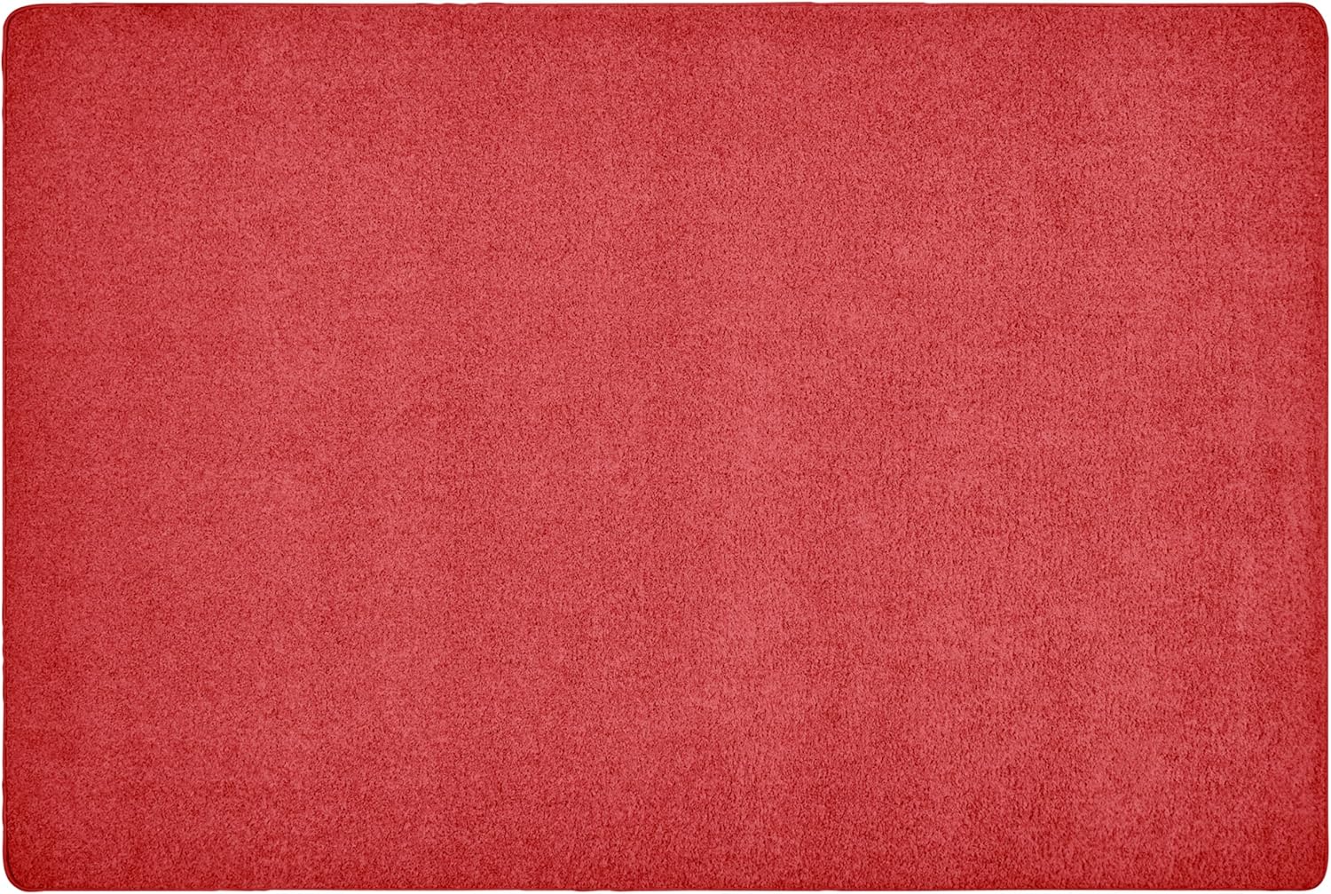 Carpets for Kids 5176.8010 KIDply Soft Solids Collection Carpet in Red Velvet 7ft 6in x 12ft Rectangle Red