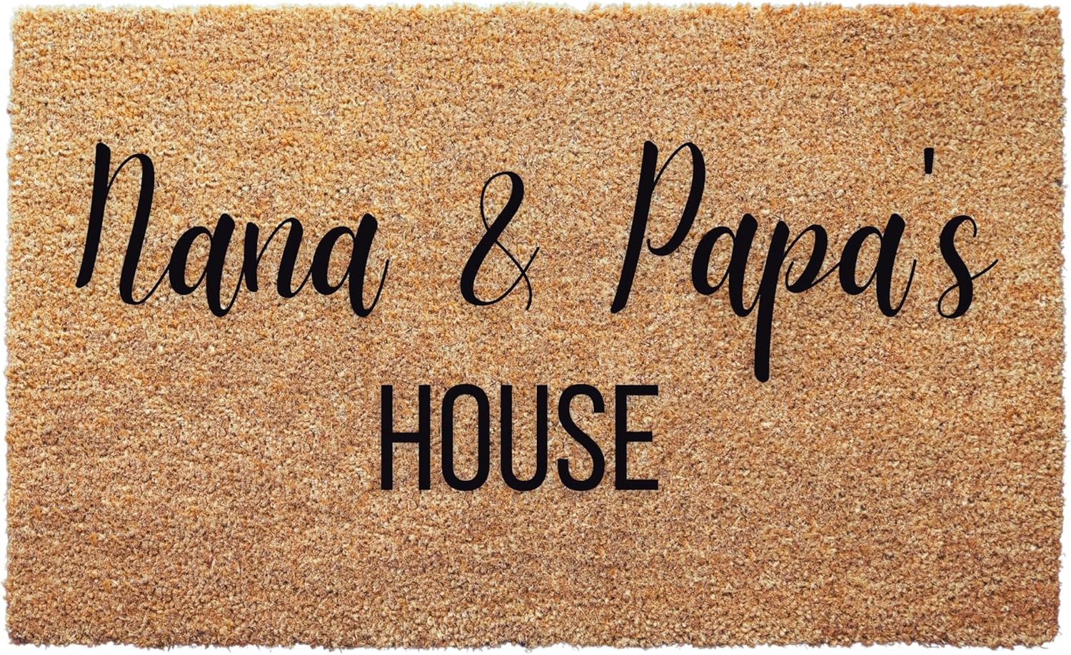 clicked craft Grandparent House Door Mat - Grandparents Day Gifts Nana and Papas House Grandparents Door Mat with Anti-Slip Backing Custom Door Mats for Front Door Gift for Grandma Gift for Granpa
