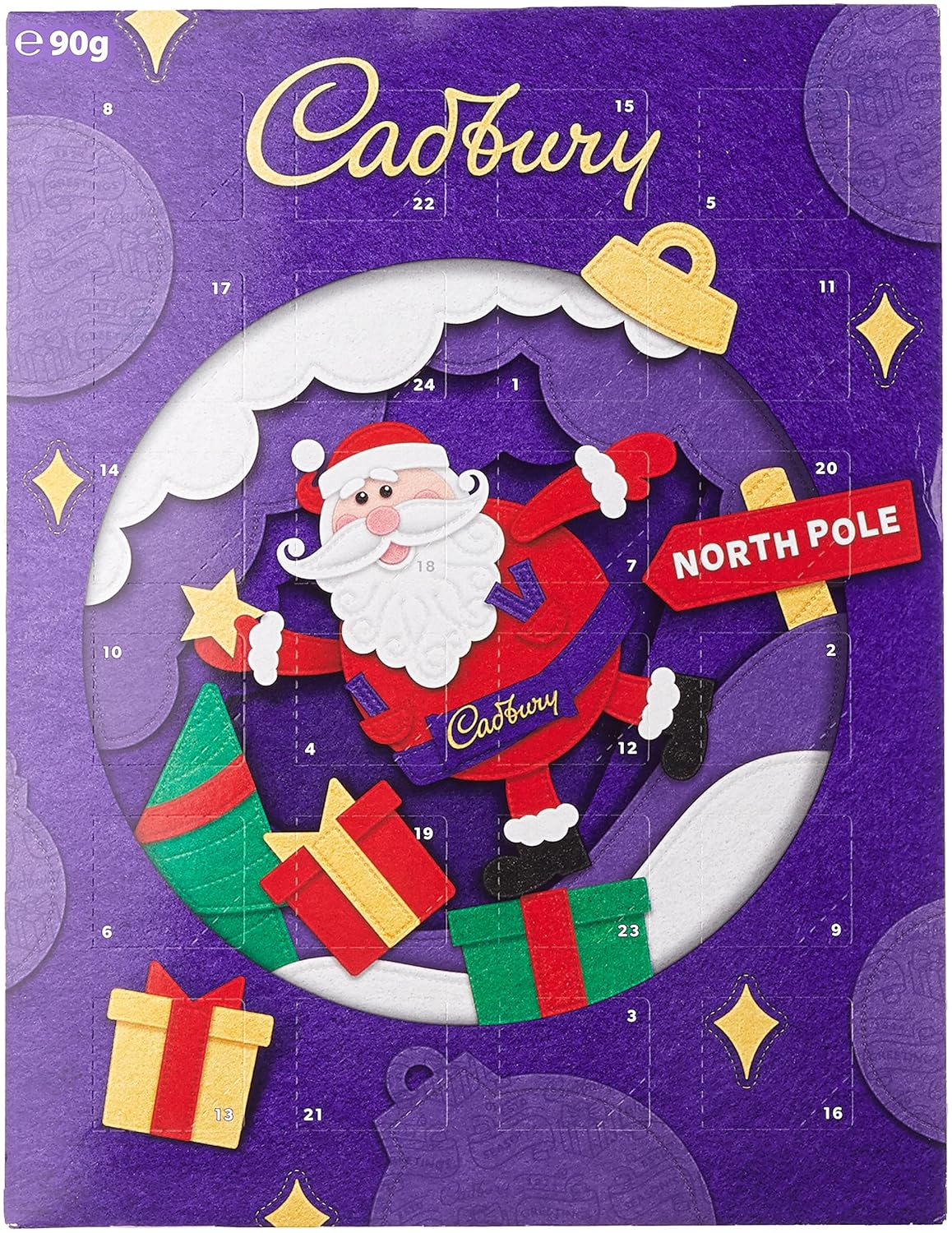 Cadbury Australia Dairy Milk Advent Calendar 90gm