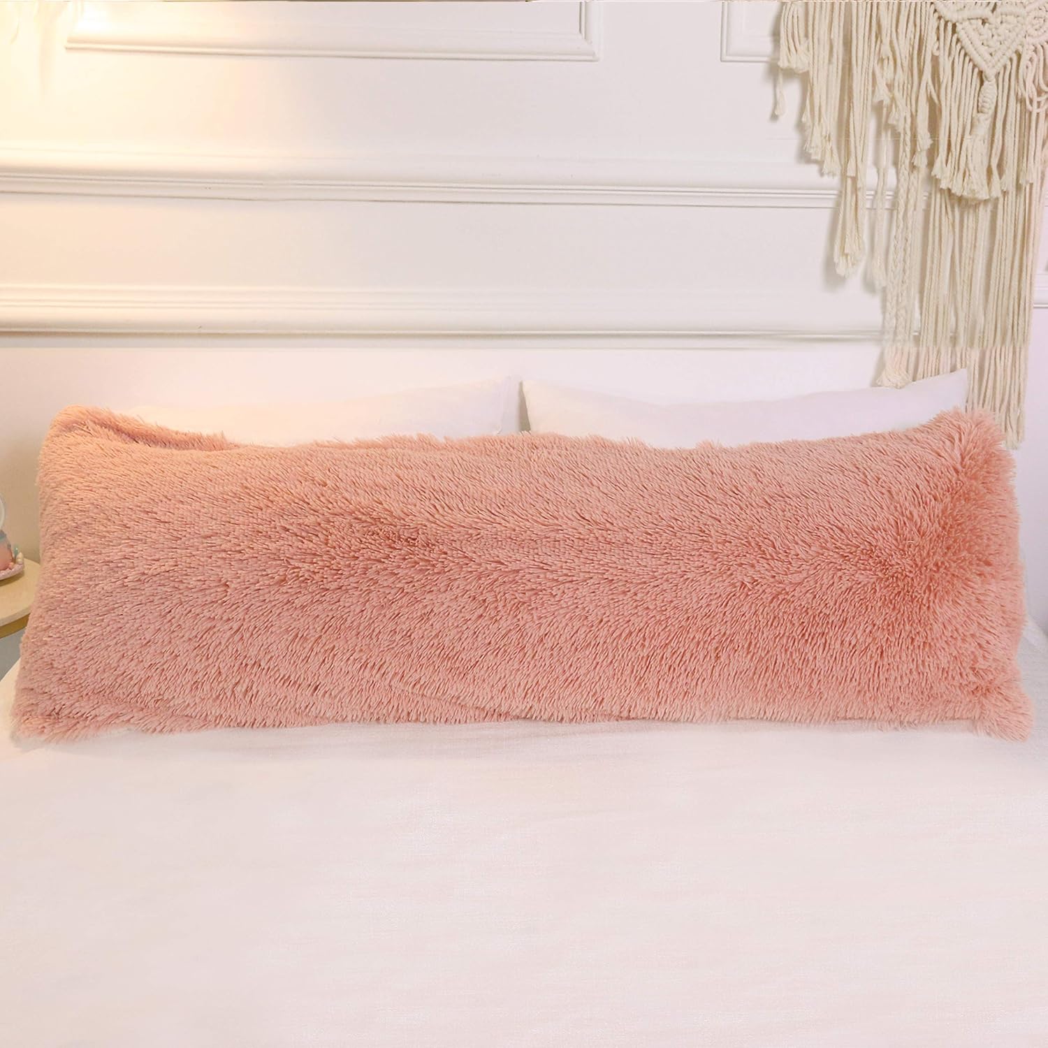 Sleepwish Sherpa Body Pillow Cover with Zipper Closure 20