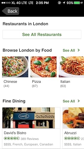 Restaurants in London Ontario, Canada!