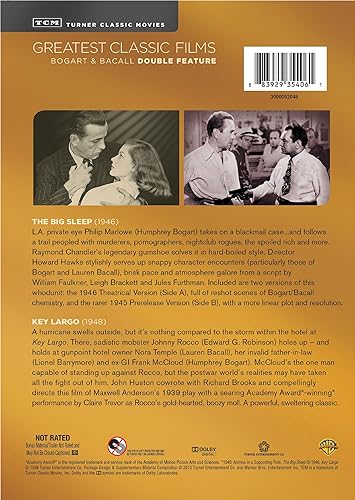 Miniatura 2 de TCM Big Sleep, The Key Largo (DVD)(DBFE)