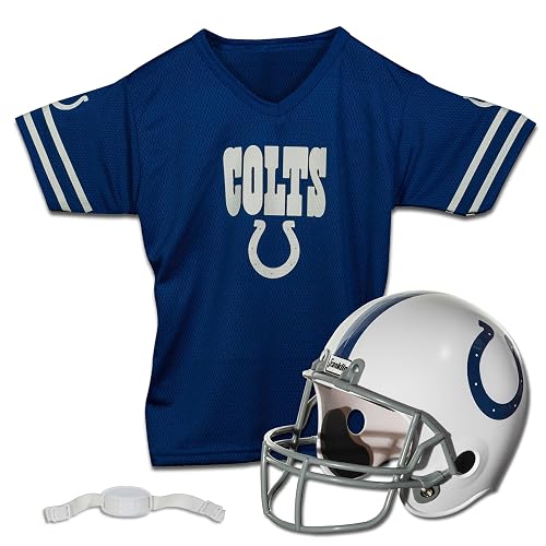 Colts Youth Helmet & Jersey Set Colts Youth Helmet & Jersey Set — officially licensed fan gear
