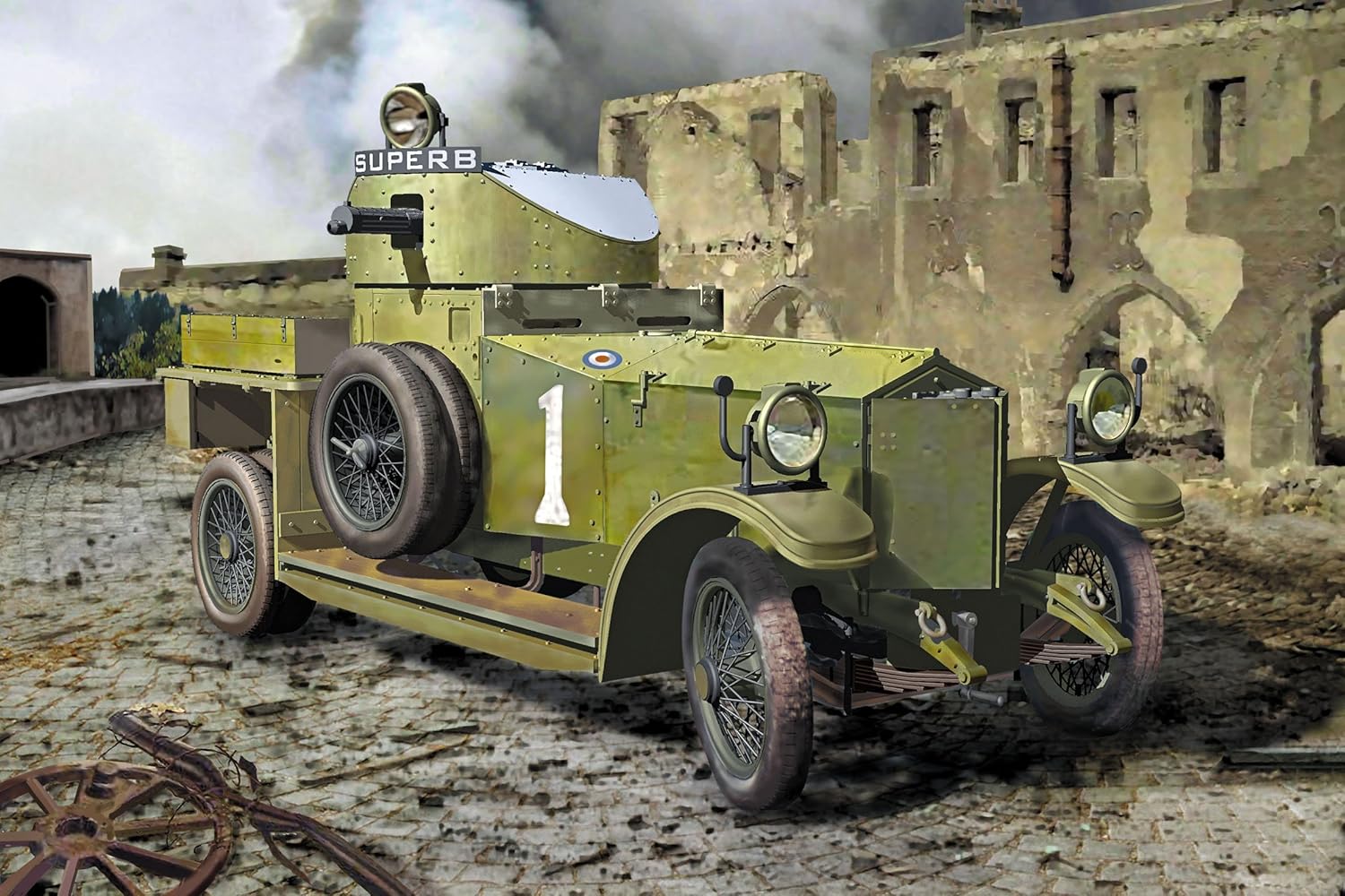 Roden 803 1/35 Pattern 1914 WWI British Armored Car