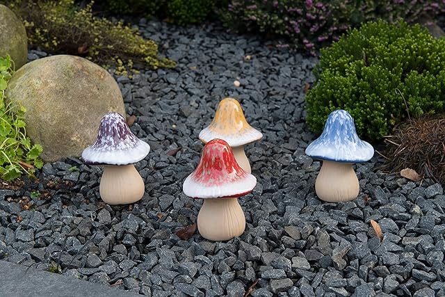 Home 2 Garden Set of 2 Decorative Bird Huts RED & BLUE