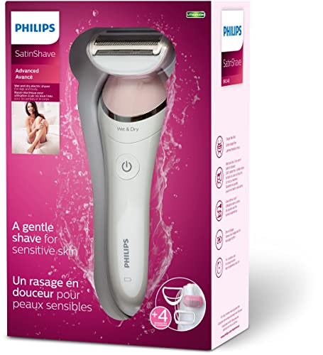 Image of Philips Beauty Lady Electric Shaver Series 6000, SatinShave Advanced Women's Electric Shaver, Cordless Hair Removal, BRL140 /51